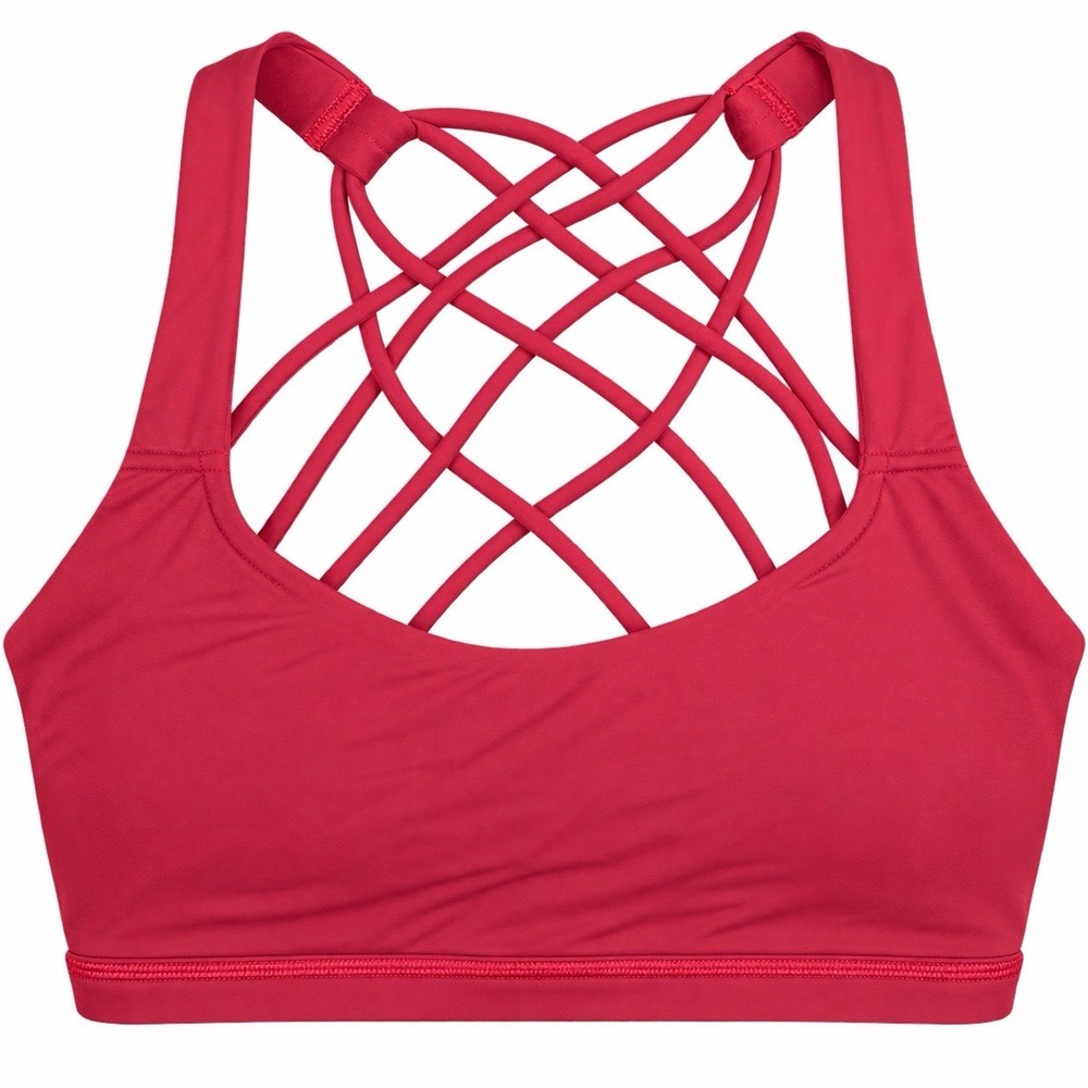 Lululemon Free To Be Bra (Wild) Calypso Pink 2 Strappy